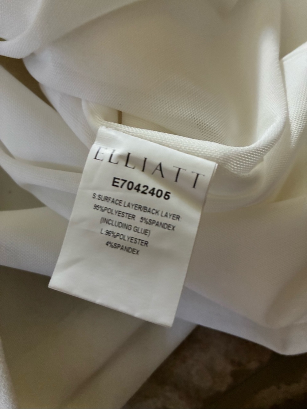 Elliatt Dress White One-Shoulder Mini Dress Bridal Mini Dress - Picture 13 of 15